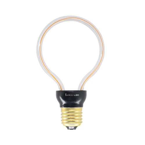 롱 LED 원 모양 밴딩 램프 5W 전구색(노란색)